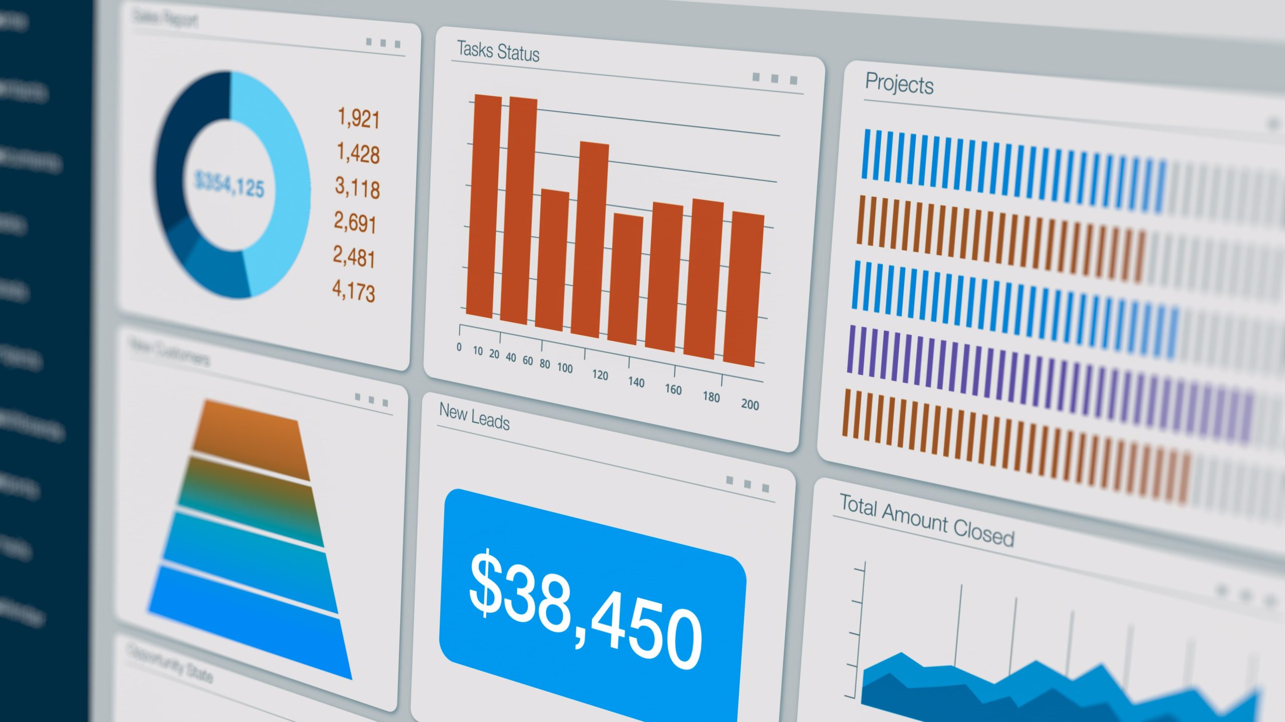 Dashboard CRM System Kloud